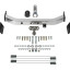 Фаркоп (ТСУ) Berg для Toyota Land Cruiser 200 (кроме Executive, TRD) нерж 2007- шар F